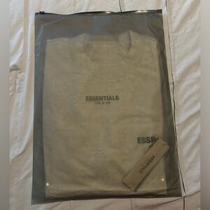 Light Oat Large Essentials Tee. Brand new.